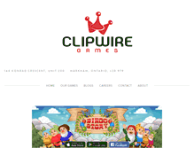 Tablet Screenshot of clipwiregames.com